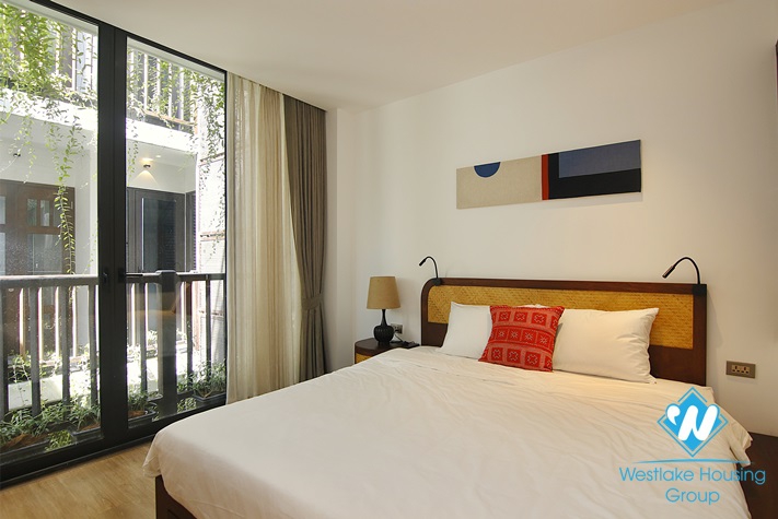 Serviced apartment for rent in Hoan Kiem District, absolutely quiet area